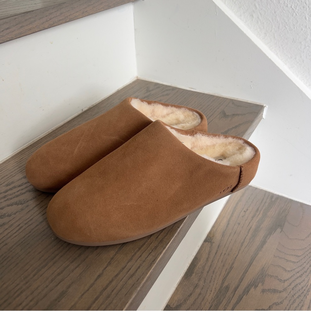 UGG Anthropologie Elea Slip-On Clogs in Chestnut Brown - NWOB - Picture 4 of 8